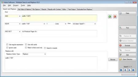 Multiple Search and Replace Screenshot