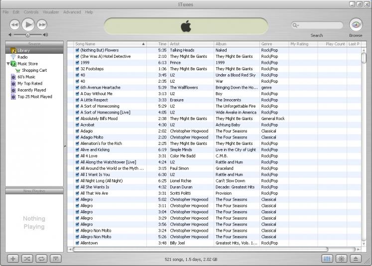 iTunes screenshot