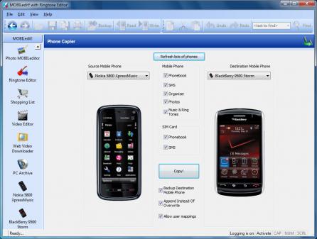 MOBILedit Forensic Express Screenshot