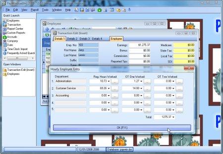 PayWindow Payroll System Screenshot
