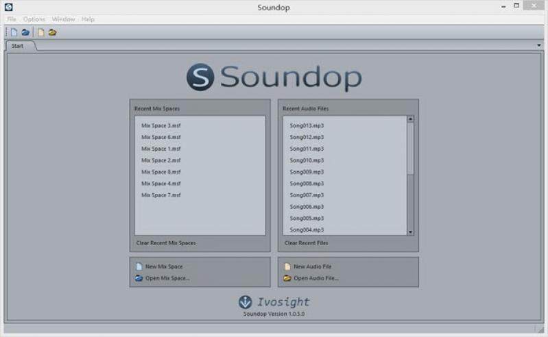 Soundop screenshot