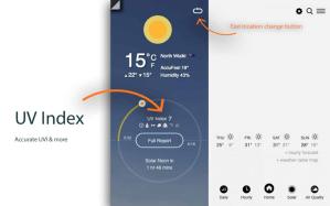 UV Weather Screenshot