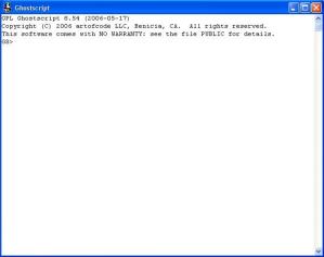 GPL Ghostscript Screenshot