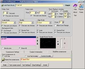 Flash Screensaver Maker Screenshot